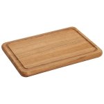 Planche de cuisine wood4food en ch�ne avec rigole 35x25cm