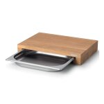Planche  dcouper en bois continenta avec bac inox