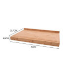 Planche � d�couper point virgule en bambou fsc� pour plan de travail