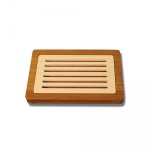 Planche  pain bicolore totally bamboo - 24x37cm - garantie 5 ans