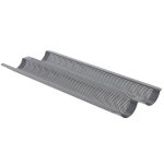 Plaque pour 2 baguettes de buyer en acier anti - adhsif