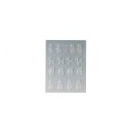 Plaque 240 x 185mm 16 sujets assortis pour chocolat Plaque 240 x 185mm 16 sujets assortis pour chocolat