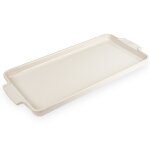 Plaque  apritifs et mignardises en cramique cru appolia peugeot