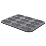 Plaque pour faire 12 madeleines de buyer en acier revtu anti - adhsif