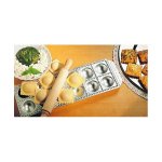 Plaque imperia 12 raviolis bombs carrs + rouleau en bois