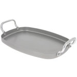 Plaque plancha de buyer mineral b 38x26cm en fer - 2 anses