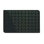Plaque professionnelle de ptissier pour macarons 58x38cm en silicone
