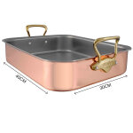 Plaque � r�tir mauviel m'h�ritage 150b triply en cuivre