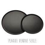 Plaque tourti�re ronde matfer �paisseur 1, 5mm t�le bleuie