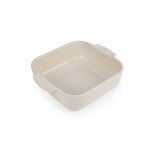 Plat  four cramique carr 21cm cru peugeot appolia