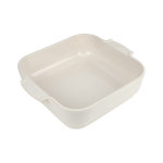 Plat  four cramique carr 28cm cru peugeot appolia