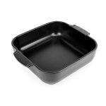 Plat à four céramique carré 28cm noir peugeot appolia Plat à four céramique carré 28cm noir peugeot appolia