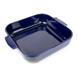 Plat four c�ramique carr� bleu mod�le appolia peugeot