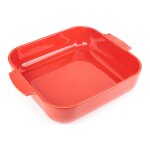 Plat four c�ramique carr� rouge mod�le appolia peugeot