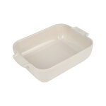 Plat � four c�ramique rectangle 20cm �cru peugeot appolia