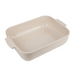 Plat � four c�ramique rectangle 32cm �cru peugeot appolia