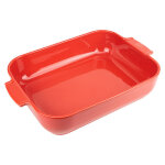 Plat à four céramique rectangle 33cm rouge peugeot appolia Plat à four céramique rectangle 33cm rouge peugeot appolia
