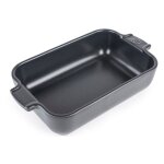 Plat  four cramique rectangle ardoise peugeot appolia