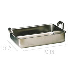 Plat inox � r�tir matfer - 3 dimensions disponibles
