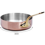 Plat � sauter mauviel m'h�ritage 200b cuivre inox