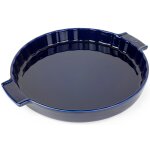 Plat pour tarte en cramique bleu modle appolia peugeot