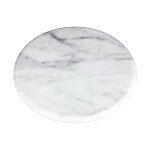 Plateau  fromage tournant 30, 5cm en marbre blanc
