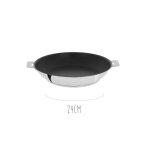 Po�le acier inox anti - adh�rente cristel mutine amovible exceliss