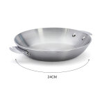 Poêle de buyer en inox 18 / 10 multicouches Poêle de buyer en inox 18 / 10 multicouches