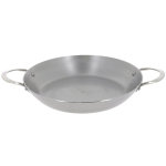 Poêle pour cuire la paëlla de buyer mineral b ø32cm en fer avec 2 anses inox rivetées Poêle pour cuire la paëlla de buyer mineral b ø32cm en fer avec 2 anses inox rivetées