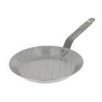 Po�le pour cuire les steaks de buyer mineral b en fer