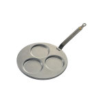 Poêle à triblinis de buyer minéral b element ronde en fer 27cm Poêle à triblinis de buyer minéral b element ronde en fer 27cm