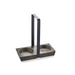 Prsentoir en acacia pour moulins  pices x - plosion gefu taille m