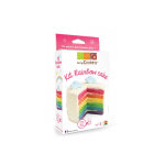 Rainbow cake en kit scrapcooking