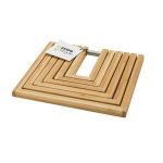 Repose plat point virgule en bambou extensible