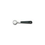 Roulette � p�te cannel�e inox bargoin - roue 3. 5mm