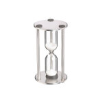 Sablier minuteur  oeufs 3 minutes en acier inoxydable finition satine masterclass