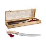 Sabre  champagne en bois pulltex avec coffret en bois