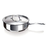 Sauteuse acier inox 24cm avec couvercle beka chef Sauteuse acier inox 24cm avec couvercle beka chef