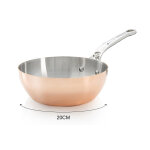 Sauteuse bombe cuivre inox de buyer prima matera induction