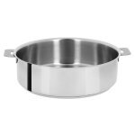 Sauteuse cuisson amovible gamme mutine cristel en inox 3 couches