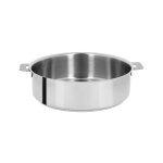 Sauteuse cuisson amovible gamme mutine cristel en inox 3 couches