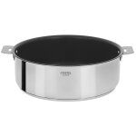 Sauteuse de cuisson antiadh�sive gamme casteline cristel exceliss en inox 5 couches