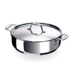 Sauteuse inox 28cm avec couvercle beka chef