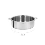 Sauteuse inox haute qualit cristel casteline amovible