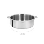Sauteuse inox haute qualit� cristel casteline amovible