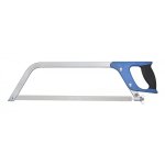 Scie de boucher 45cm avec lame carbone et manche bleu