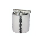 Seau � glace barcraft inox martel� 1, 5l + couvercle + pince