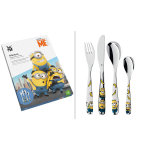 Service de 4 couverts enfants wmf les minions en acier inoxydable 18 / 10 cromargan