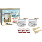 Service � raclette individuel � la bougie cookut lumi �dition limit�e pour 2 personnes