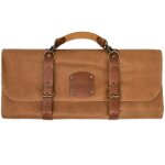 Serviette en cuir pour couteaux arcos 10 emplacements